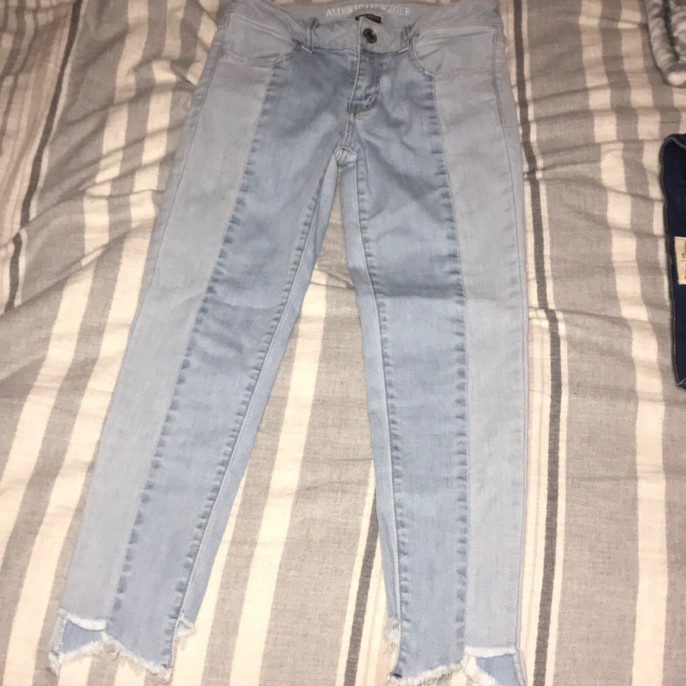 Light wash america eagle jeans